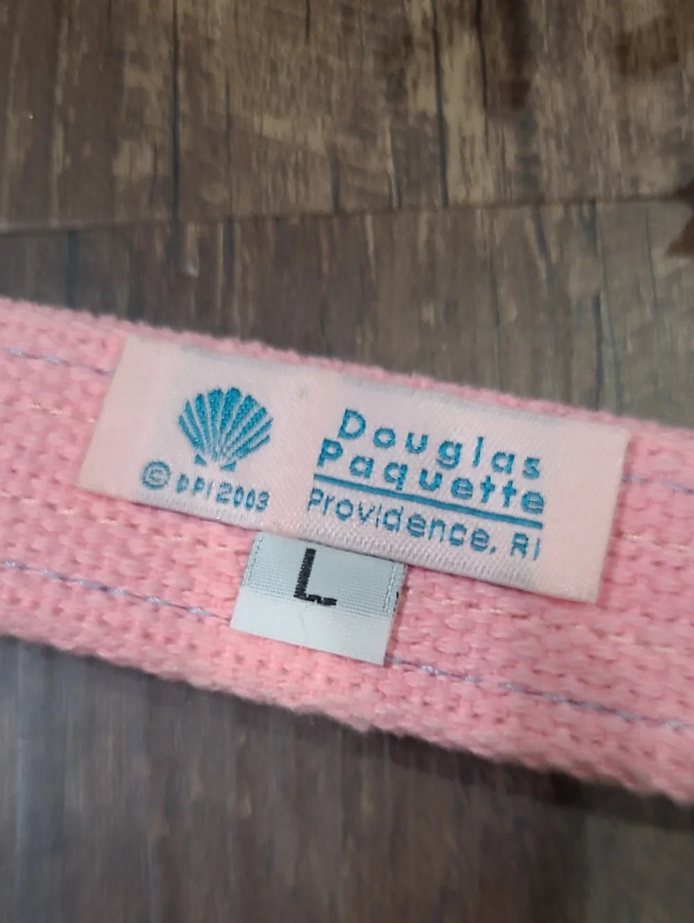 Douglas Paquette Pink Blue Belt Golf Adjustable L